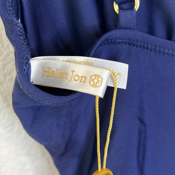 Helen Jon Olivia Navy One Piece Swimsuit Size S - Picture 12 of 16